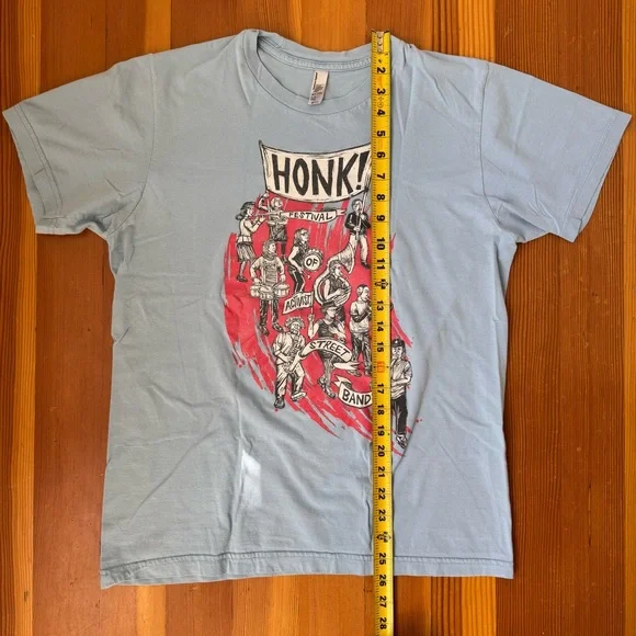 HONK! - Festival of Activist Street Bands 2014 screen printed t-shirt men's M - Picture 7 of 7